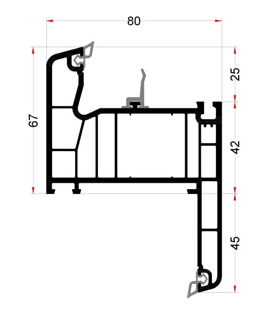 Skirted Frame Profile EN71