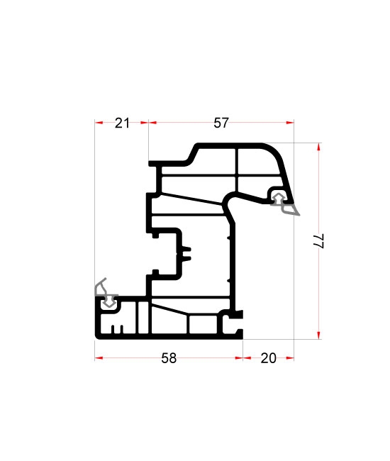 Klasline Plus Drip Window Sash EN19
