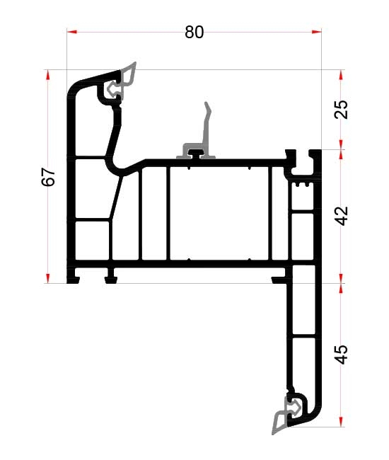 Sill Frame Profile EN711