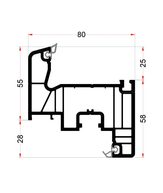 Window Sash Profile EN73