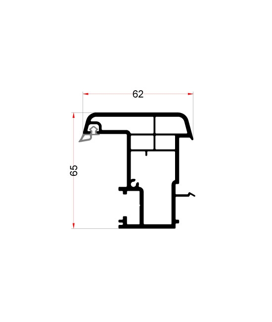 Klasline Plus Movable Mullion EN24
