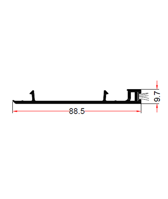 Sash Back Cover Profile EN345