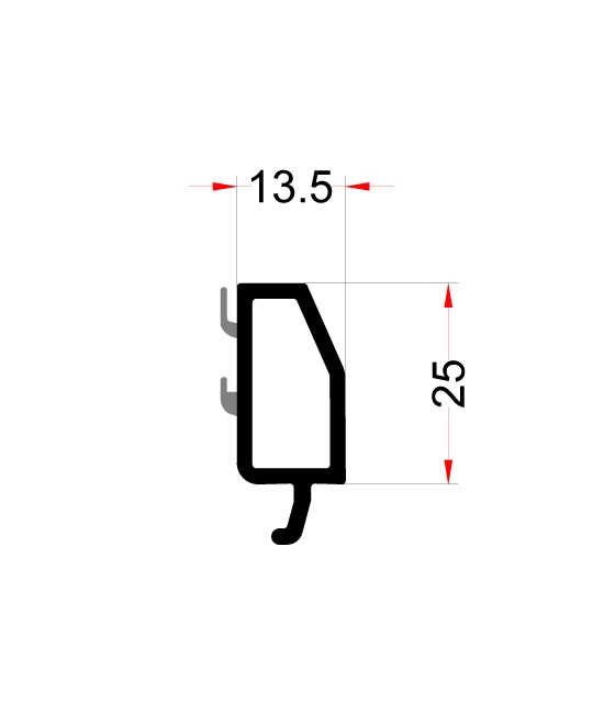 44mm Glazing Bead