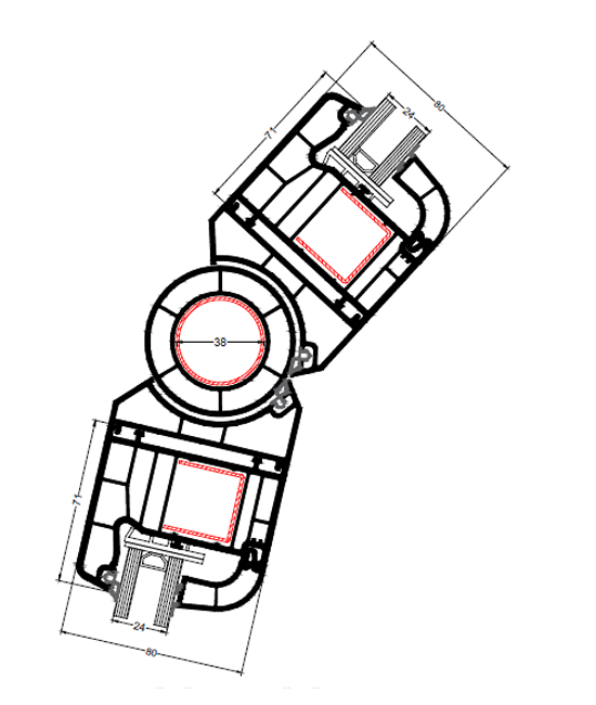 Angled Coupling Application