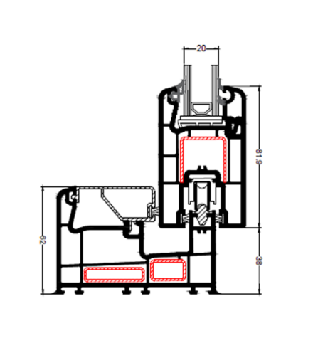 Sliding Single Rail Frame Threshold Cover Profile Application