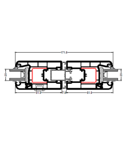 Sliding Aluminium Intermediate Joining Adapter Application