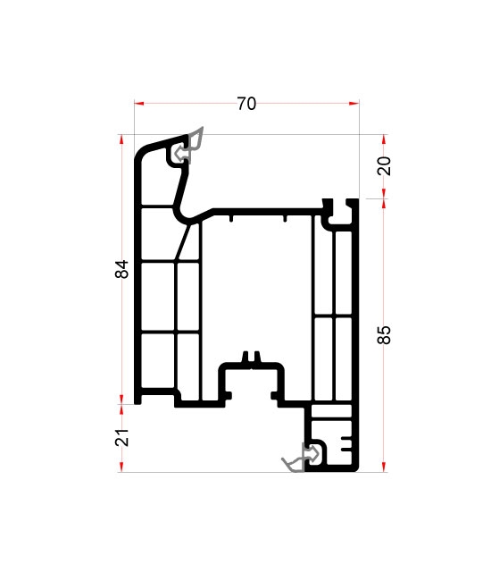 Klasline Plus Door Sash EN21
