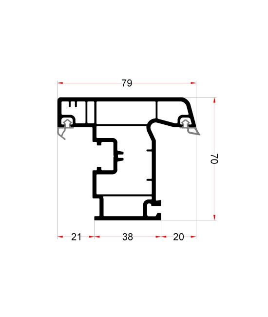 Klasline Plus Outward Opening Window Sash EN23